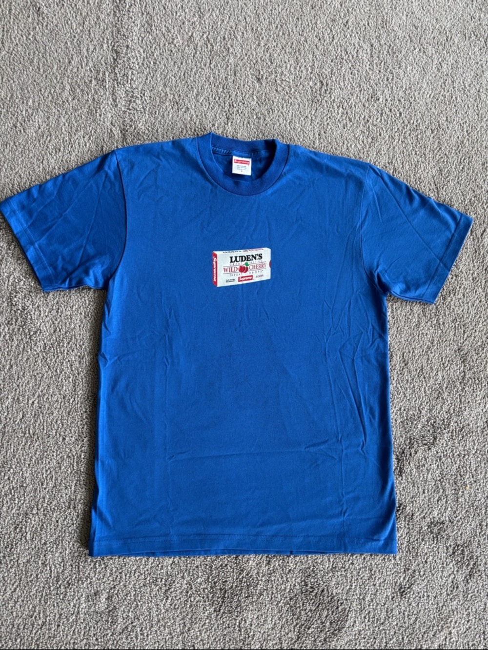 Supreme Luden's Tee blue FW18 Size s